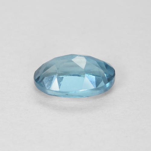Topazio Blu London naturale da 0.62 ct, Ovale, VVS-VS