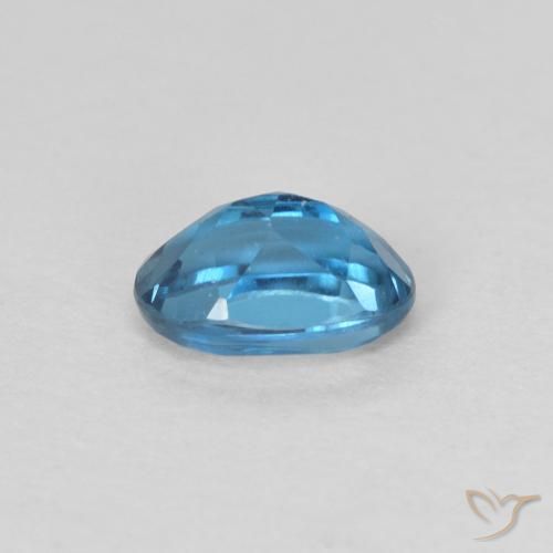 Topazio Blu London naturale da 0.68 ct, Ovale, VVS