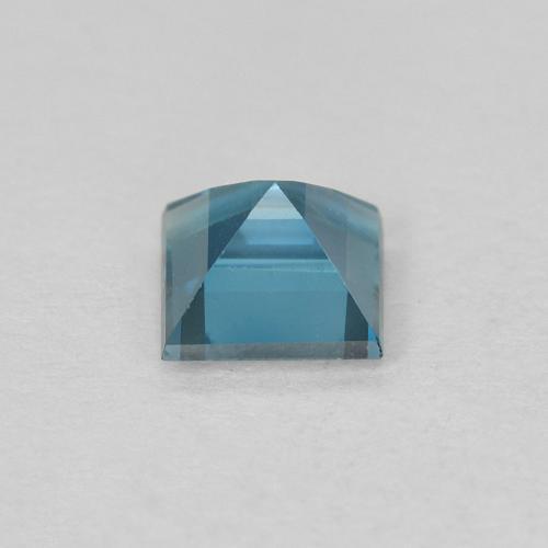 Topazio Blu London naturale da 0.66 ct, Quadrato, VVS-VS