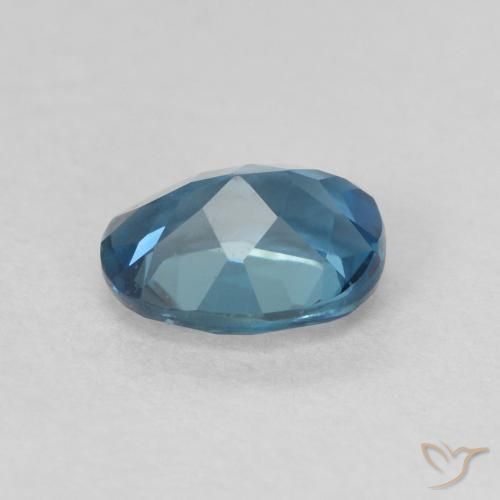 Topazio Blu London naturale da 0.81 ct, Ovale, VS