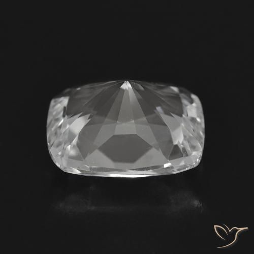 Topazio Bianco trasparente naturale da 3.81 ct, Cuscino, VVS-VS