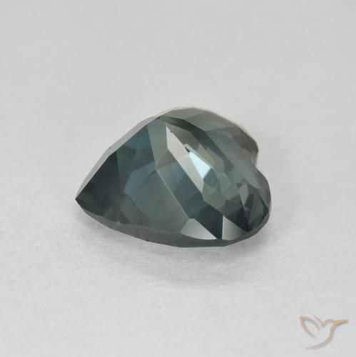 Topazio Blu London naturale da 3.79 ct, Cuore, VVS