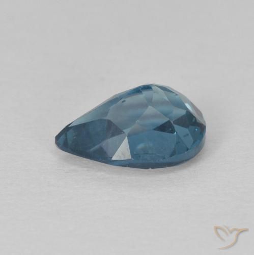 Topazio Blu London naturale da 0.88 ct, Forma a pera, VS