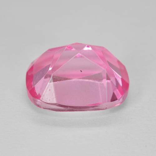 Topazio naturale rosa da 7,28 ct, taglio a cuscino, VVS
