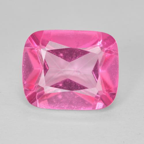 7.06ct Naturale Rosa hot Topazio, Cuscino, VVS