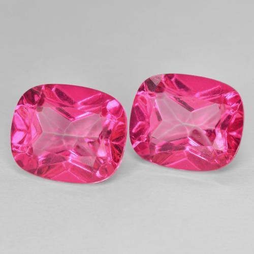 Gemme di Topazio Rosa hot naturale da 13.48 ct, Cuscino, VVS-VS