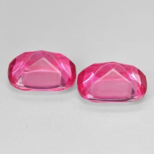 Gemme di Topazio Magenta intenso naturale da 12.72 ct, Cuscino, VVS