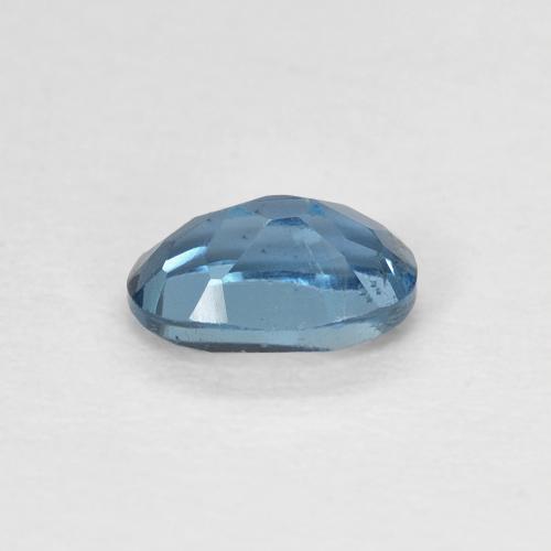 Topazio Blu London naturale da 0.66 ct, Ovale, VS