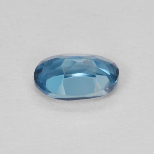 Topazio Blu London naturale da 0.57 ct, Ovale, VVS-VS