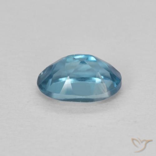Topazio Blu London naturale da 0.68 ct, Ovale, VS