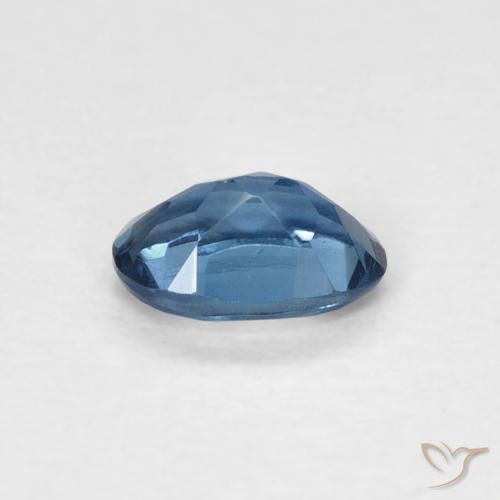 Topazio Blu London naturale da 0.63 ct, Ovale, VVS