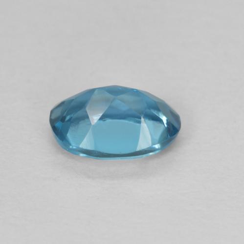 Topazio Blu London naturale da 0.58 ct, Ovale, VVS