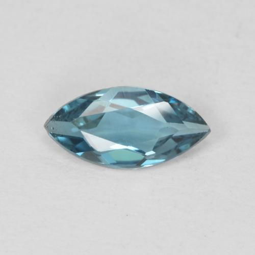 0.48ct Naturale Blu London Topazio, Taglio marquise, VVS-VS
