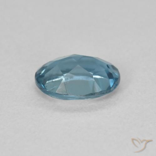 Topazio Blu London naturale da 1.04 ct, Ovale, VVS-VS