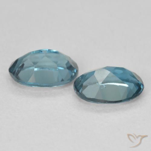 Gemme di Topazio Blu London naturale da 1.99 ct, Ovale, VS