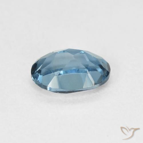 Topazio Blu London naturale da 1.06 ct, Ovale, VVS-VS