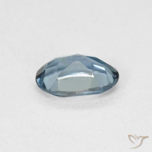 Topazio Blu London naturale da 0.93 ct, Ovale, VVS-VS