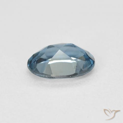 Topazio Blu London naturale da 0.97 ct, Ovale, VVS-VS