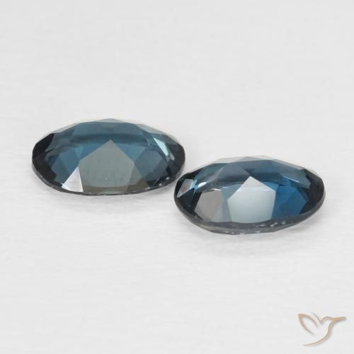 Gemme di Topazio Blu London naturale da 1.68 ct, Ovale, VVS