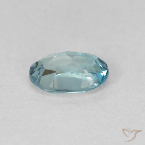 Topazio Blu London naturale da 1.03 ct, Ovale, VVS