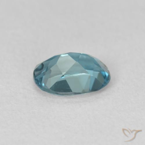 Topazio Blu London naturale da 0.91 ct, Ovale, VVS