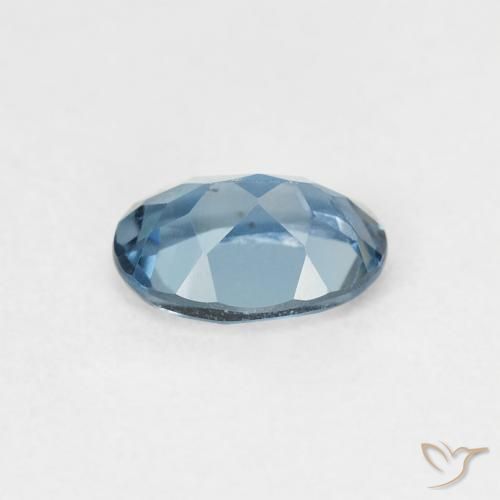 Topazio Blu London naturale da 0.97 ct, Ovale, VVS-VS