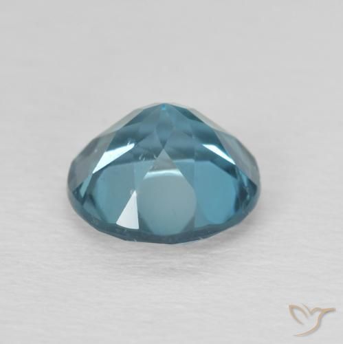 Topazio Blu London naturale da 2.33 ct, Rotondo, VS