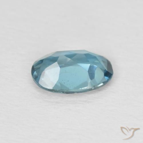 Topazio Blu London naturale da 0.83 ct, Ovale, VS
