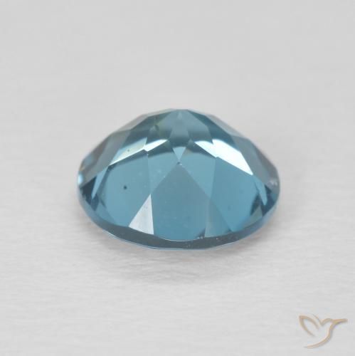 Topazio Blu London naturale da 2.26 ct, Rotondo, VVS-VS