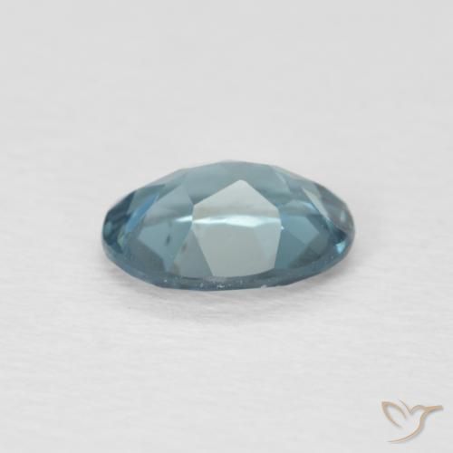 Topazio Blu London naturale da 0.95 ct, Ovale, VVS