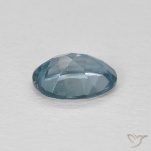 Topazio Blu London naturale da 0.90 ct, Ovale, VVS