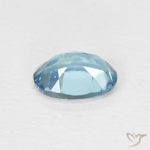 Topazio Blu London naturale da 1.05 ct, Ovale, VVS-VS