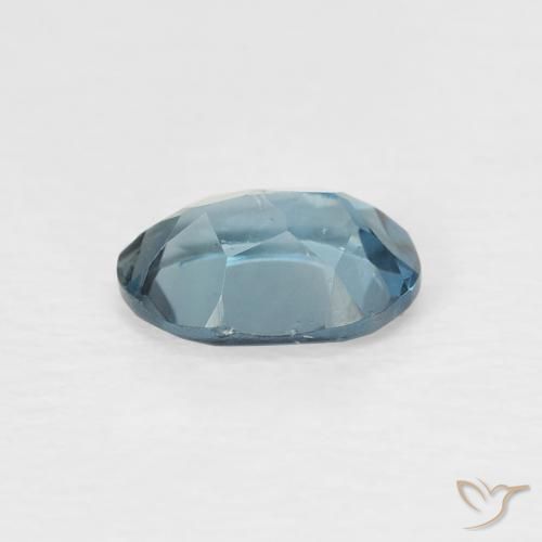 Topazio Blu London naturale da 0.98 ct, Ovale, VS
