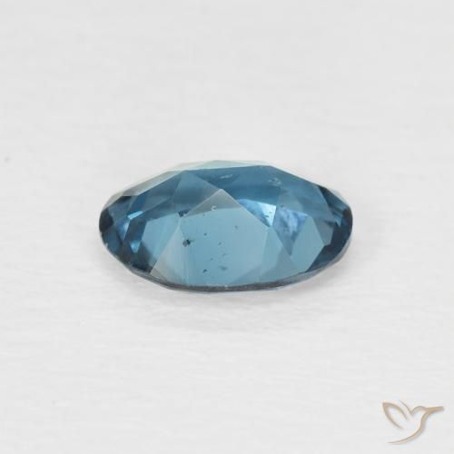 Topazio Blu London naturale da 0.92 ct, Ovale, VS
