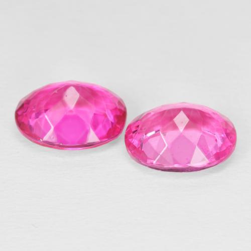 Gemme di Topazio Rosa scuro naturale da 9.23 ct, Taglio ovale, VVS-VS