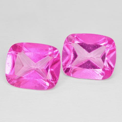 Gemme di Topazio Magenta intenso naturale da 20.19 ct, Cuscino, VS