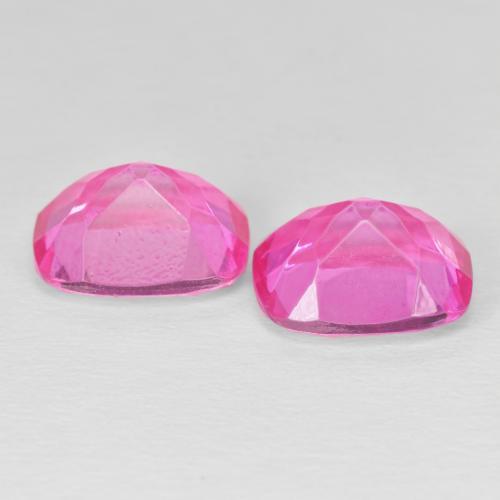 Gemme di Topazio Rosa hot naturale da 9.50 ct, Cuscino, VVS-VS
