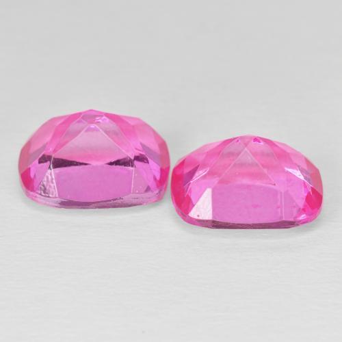 Gemme di Topazio Rosa hot naturale da 10.23 ct, Cuscino, VVS-VS