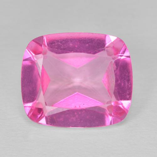 9.61ct Naturale Medium Dark-Pink Topazio, Cuscino, VVS-VS