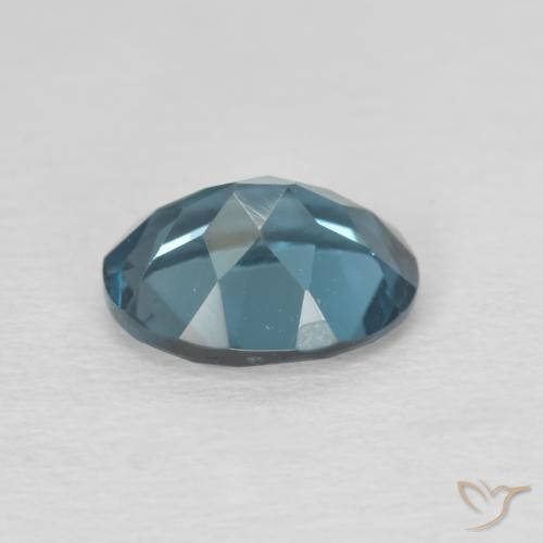 Topazio Blu London naturale da 2.18 ct, Ovale, VVS-VS