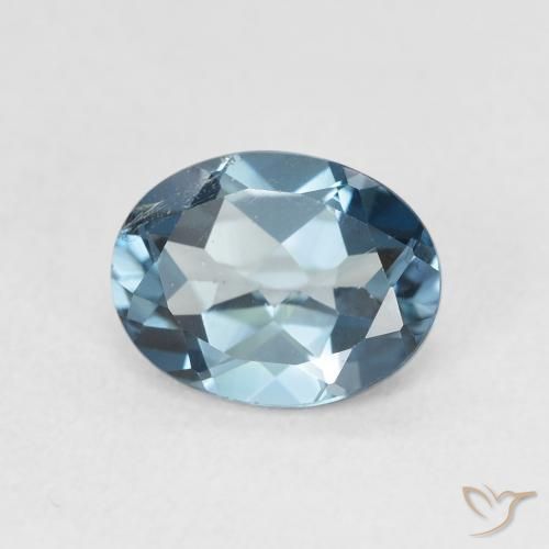 Topazio Blu London naturale da 2.23 ct, Ovale, VS