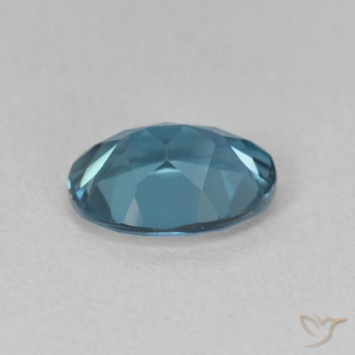 Topazio Blu London naturale da 2.09 ct, Ovale, VVS-VS