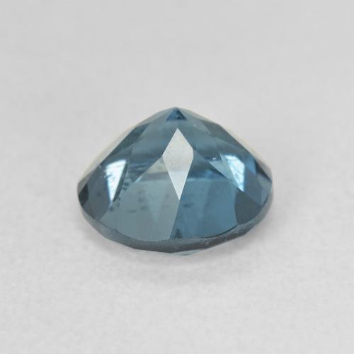 Topazio Intense Silver Aqua-Blue naturale da 1.68 ct, Taglio rotondo, VS