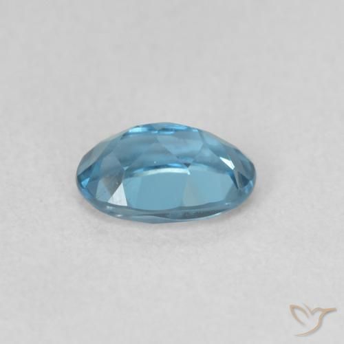 Topazio Blu London naturale da 0.53 ct, Ovale, VVS