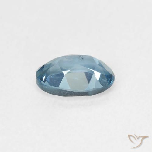 Topazio Blu London naturale da 0.56 ct, Ovale, VVS