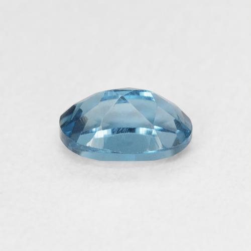 Topazio Blu London naturale da 0.61 ct, Ovale, VVS