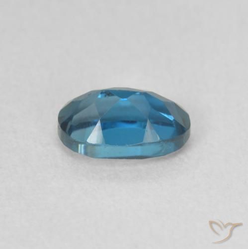Topazio Blu London naturale da 0.67 ct, Ovale, VVS