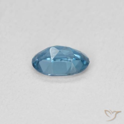 Topazio Blu London naturale da 0.56 ct, Ovale, VS
