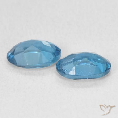 Gemme di Topazio Blu London naturale da 1.15 ct, Ovale, VS