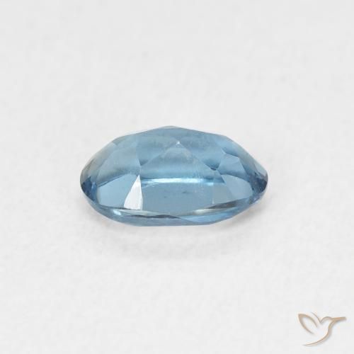 Topazio Blu London naturale da 0.67 ct, Ovale, VVS-VS